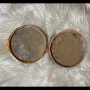 Resin coasters